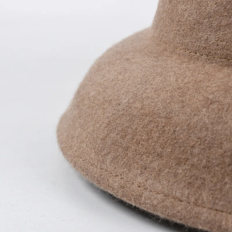 Шляпа-Колокол Женская Повседневная широкая шерстяная шляпа-Колокол | Аксессуары