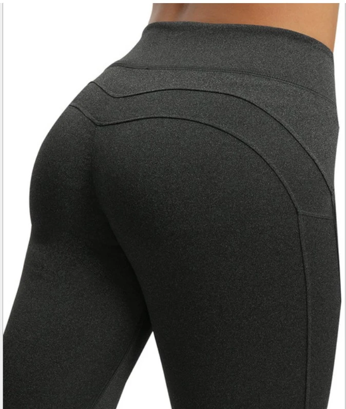 Women Solid Fitness Yoga Pants High Waist Push Up Sport Leggins Elastic Runing Gym Leggings Nergy Tights Malla Mujer Deportivas | Спорт и