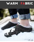 Водонепроницаемые мужские зимние теплые домашние тапочки, домашняя обувь из плюша, нескользящая Уличная обувь для прогулок, размер 48