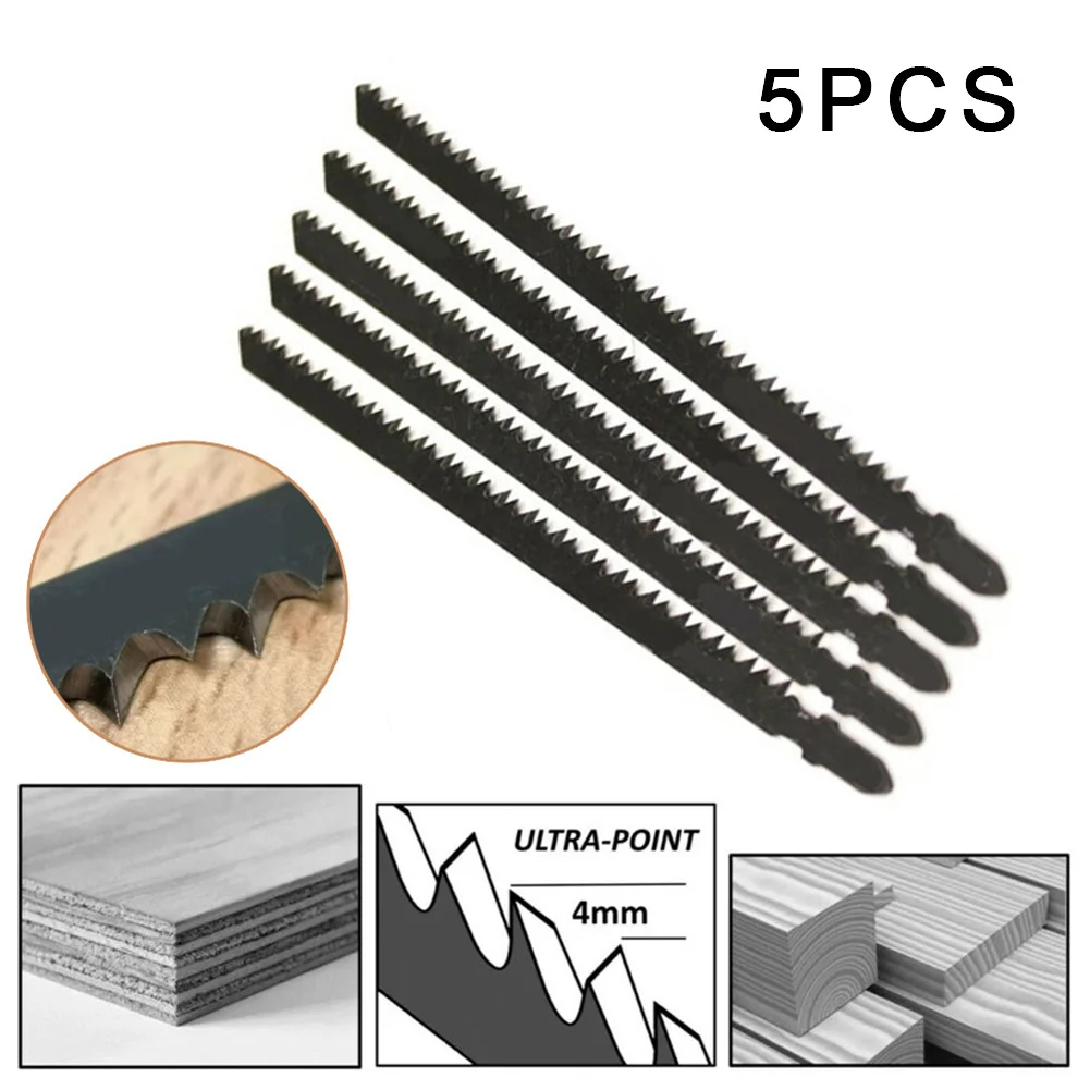 

Super Long Saw Blades Steel 5pcs Black Light weight T744D For Wood Plastic