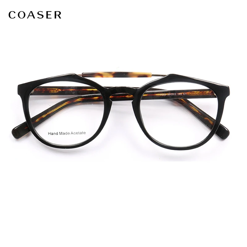 Мужские очки с двойной перемычкой винтажная многоцветная качественная