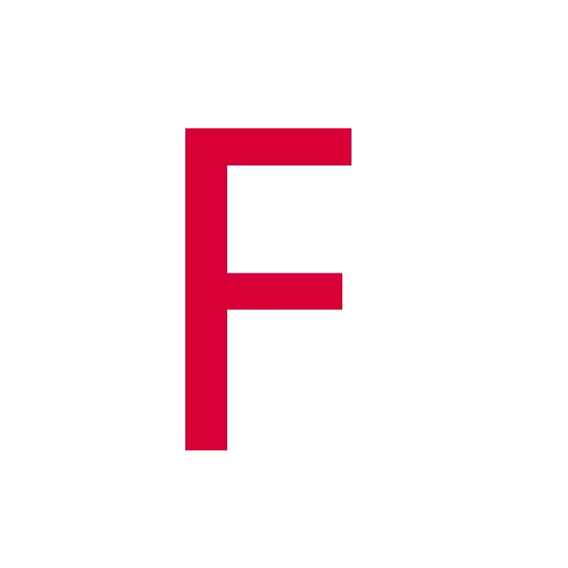 F Trusta,,, 925, твердое Стерлинговое Серебро, ювелирное изделие, буква, кулон, имя, ожерелье, подарок для девочки-подростка, подруги, день рождения, леди, DS1543 - Окраска металла: F