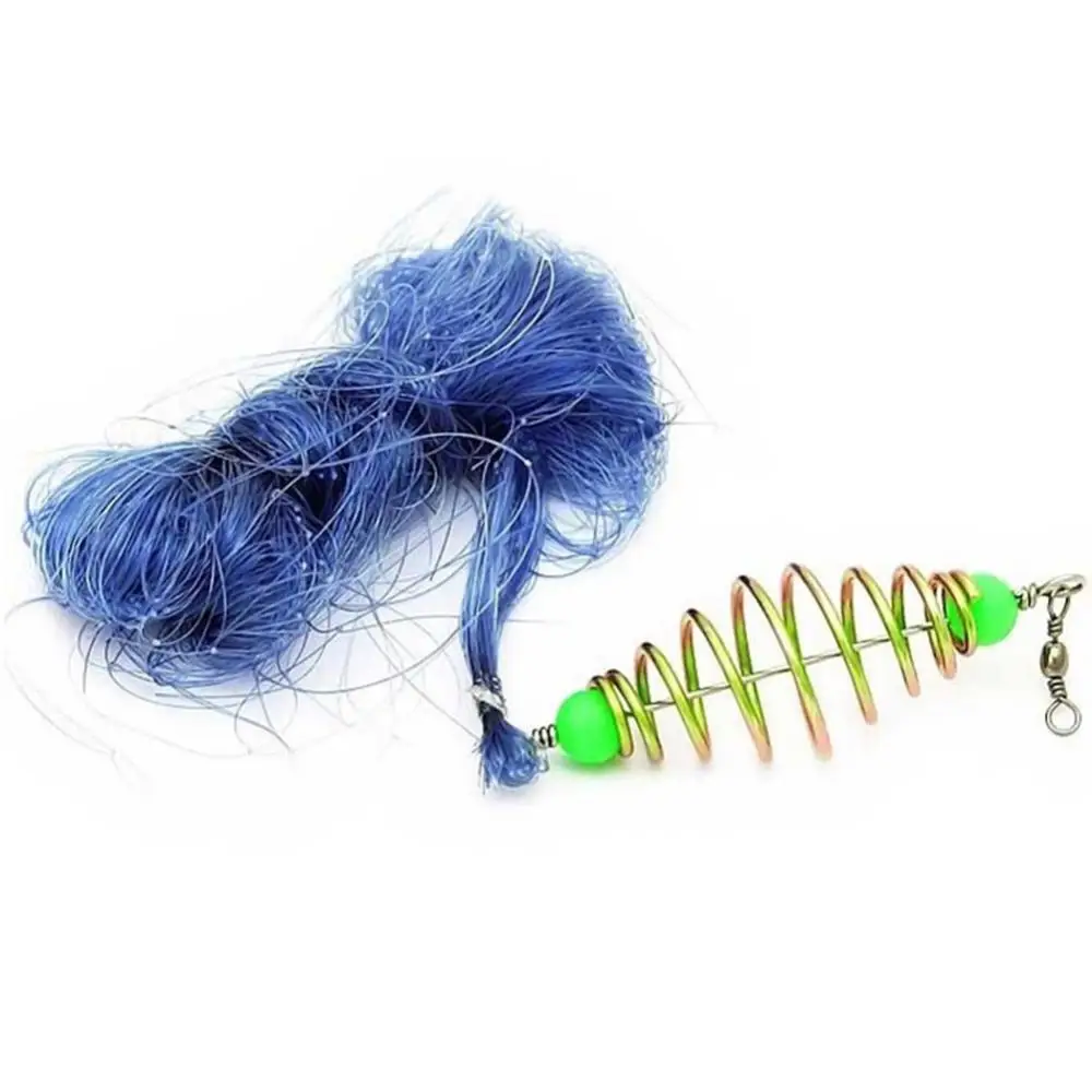 

60% Hot Sale New Fishing Net-shaped Copper Spring Shallow Fishing Net-shaped Rotating Bait Outdoor Fishing Hook Fishing Gear