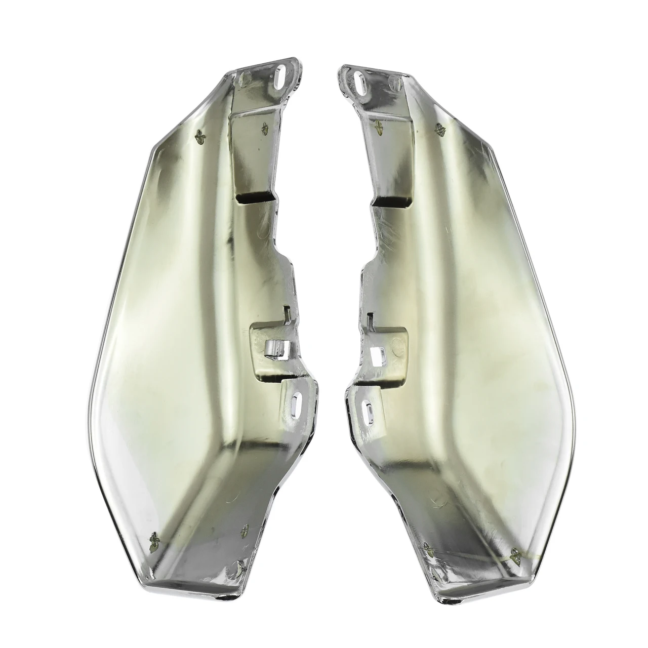 Мотоциклетная хромированная/черная теплозащитная промежуточная воздушная