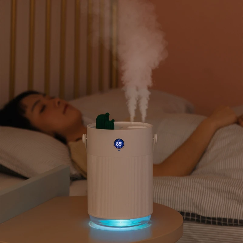 

1000ml Cactu Ultrasonic Air Humidifier Mist Maker Aroma Essential Oil Diffuser with Colorful LED Light for Home Car