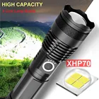 Фонарик XLamp XHP70.2, 120000 люмен, самый мощный светодиодный фонарик, USB, зум фонарь XHP70, XHP50, 18650, 26650, перезаряжаемый аккумулятор