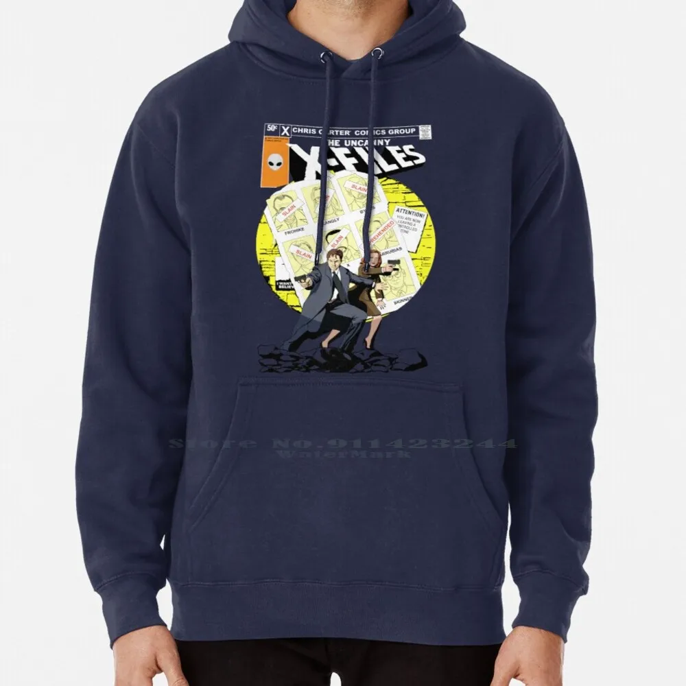 

The Uncanny X-Files Hoodie Sweater 6xl Cotton X Files X Men Dana Scully Fox Mulder The Lone Gunmen Skinner Parody Days Of