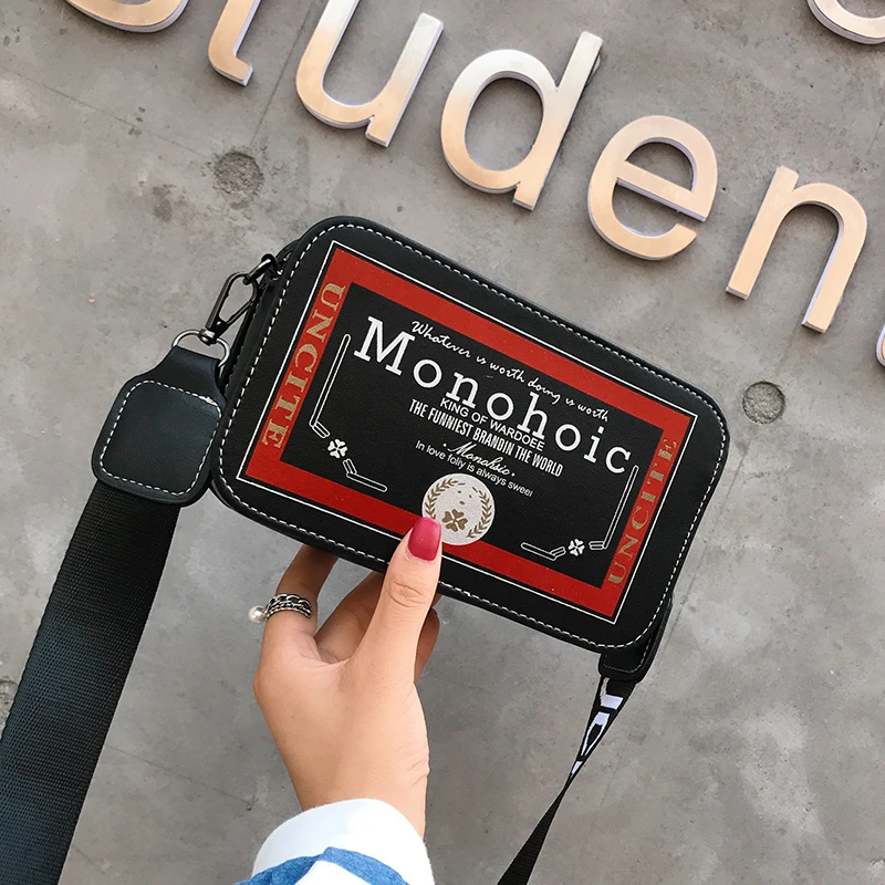 Новое поступление 2019 Студенческая сумка через плечо женская мессенджер