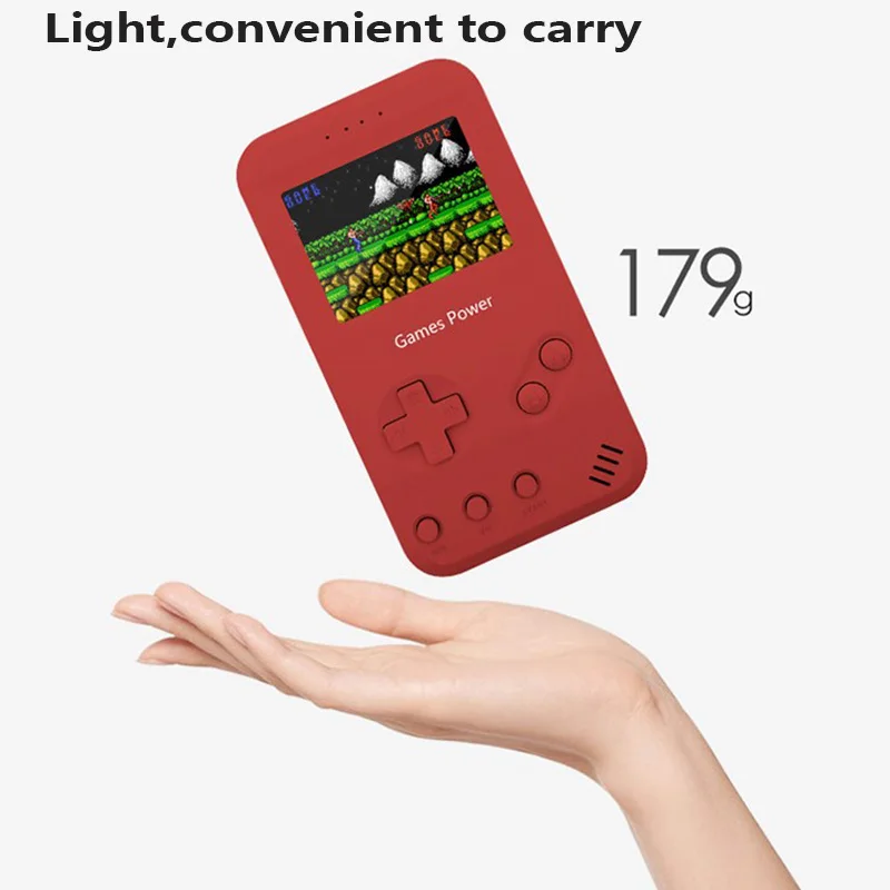 Функция Power Bank 500 игр в 1 портативная мини Ретро игровая консоль Ручной игровой