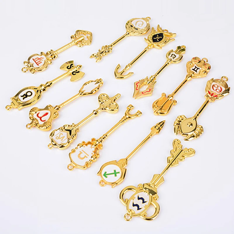 29 шт./компл. брелок для ключей сказочного хвоста Люси косплея весы и бесплатные