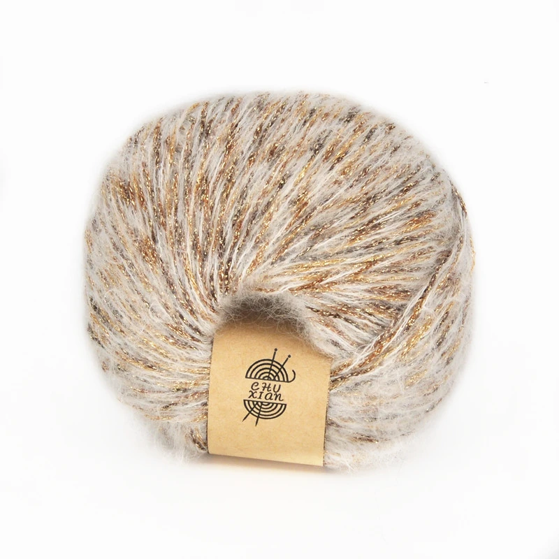 Бесплатная доставка мохеровая шерсть 50 г/шар яркая шелковая пряжа для ручного