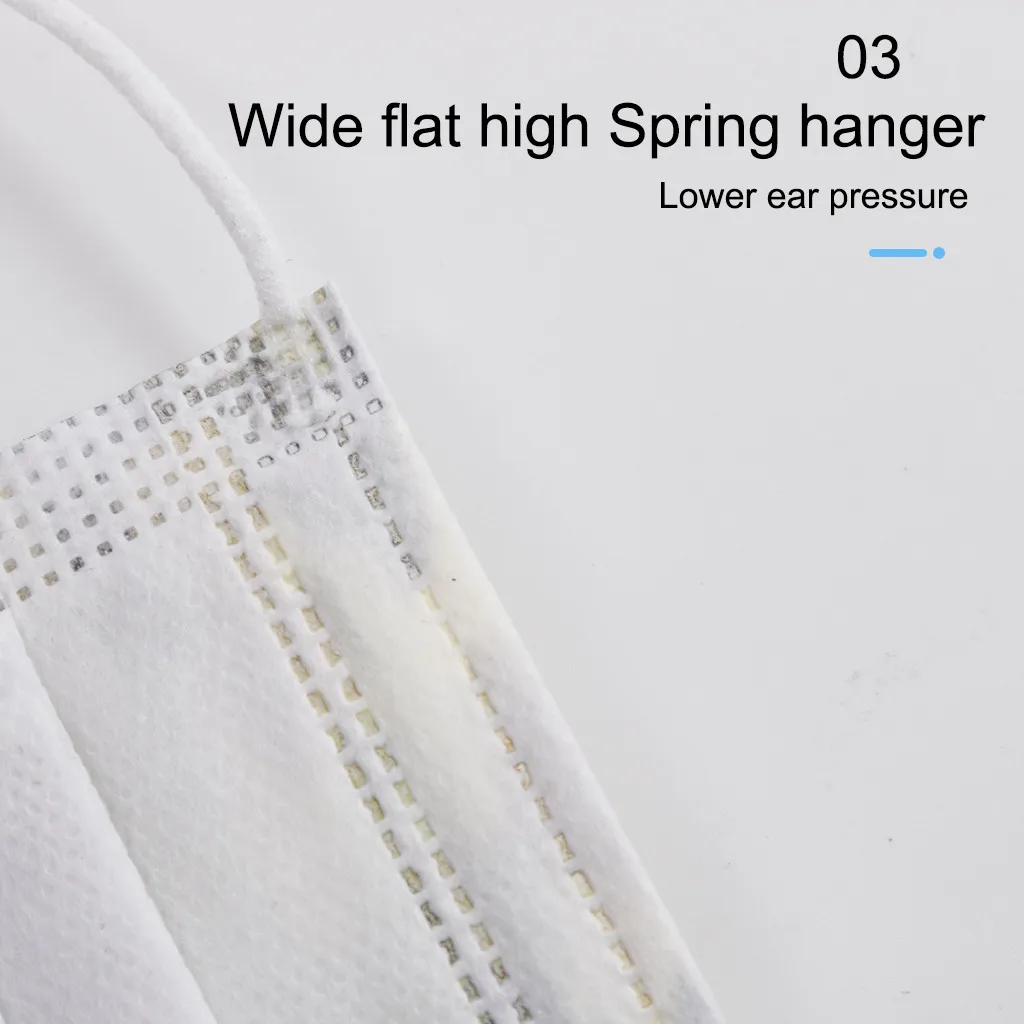 Маска детская Одноразовая 3 слоя из нетканого материала для защиты от бактерий