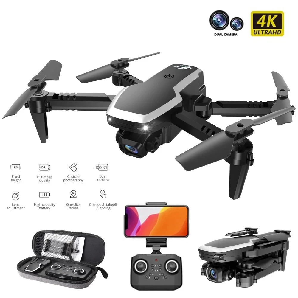 S171 Pro Радиоуправляемый Дрон с камерой 4K 1080P 720 двойной Камера 6 осевой WI FI антенной
