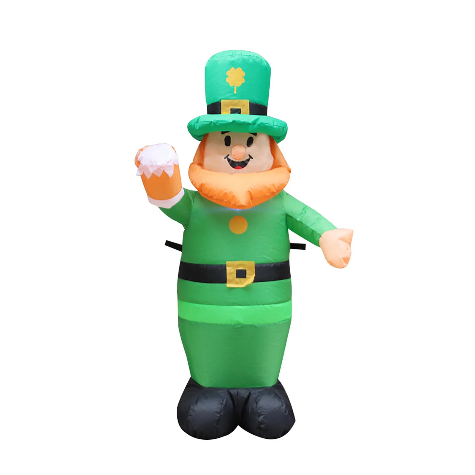 

Inflatable Decoration 1 Meter Shamrock Ireland Beer Cute Luminous Patricks Day Outdoor 6 Foot Tall Clover Illuminated