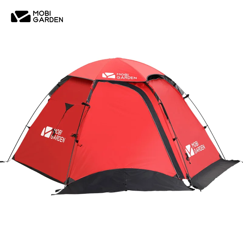 

MobiGarden Black Forest 130 Tent High Altitude Grey Coating Aluminum UV40+ Rainproof Outdoor Camping Free Shipping NX20661006