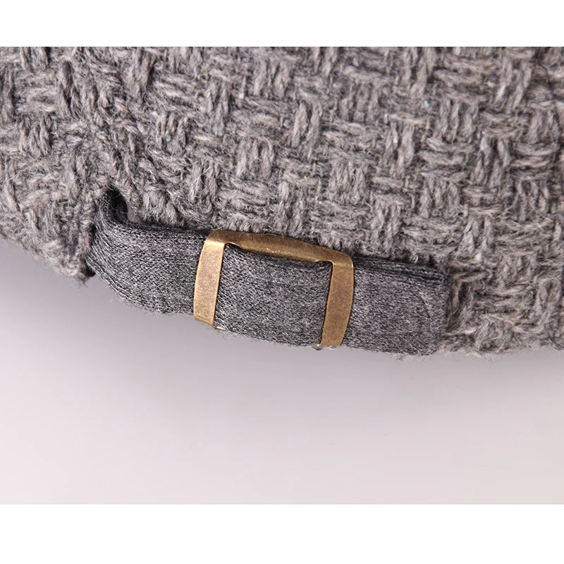 Мужская хлопковая кепка газетчика модная классическая Зимняя плющ женская шапка