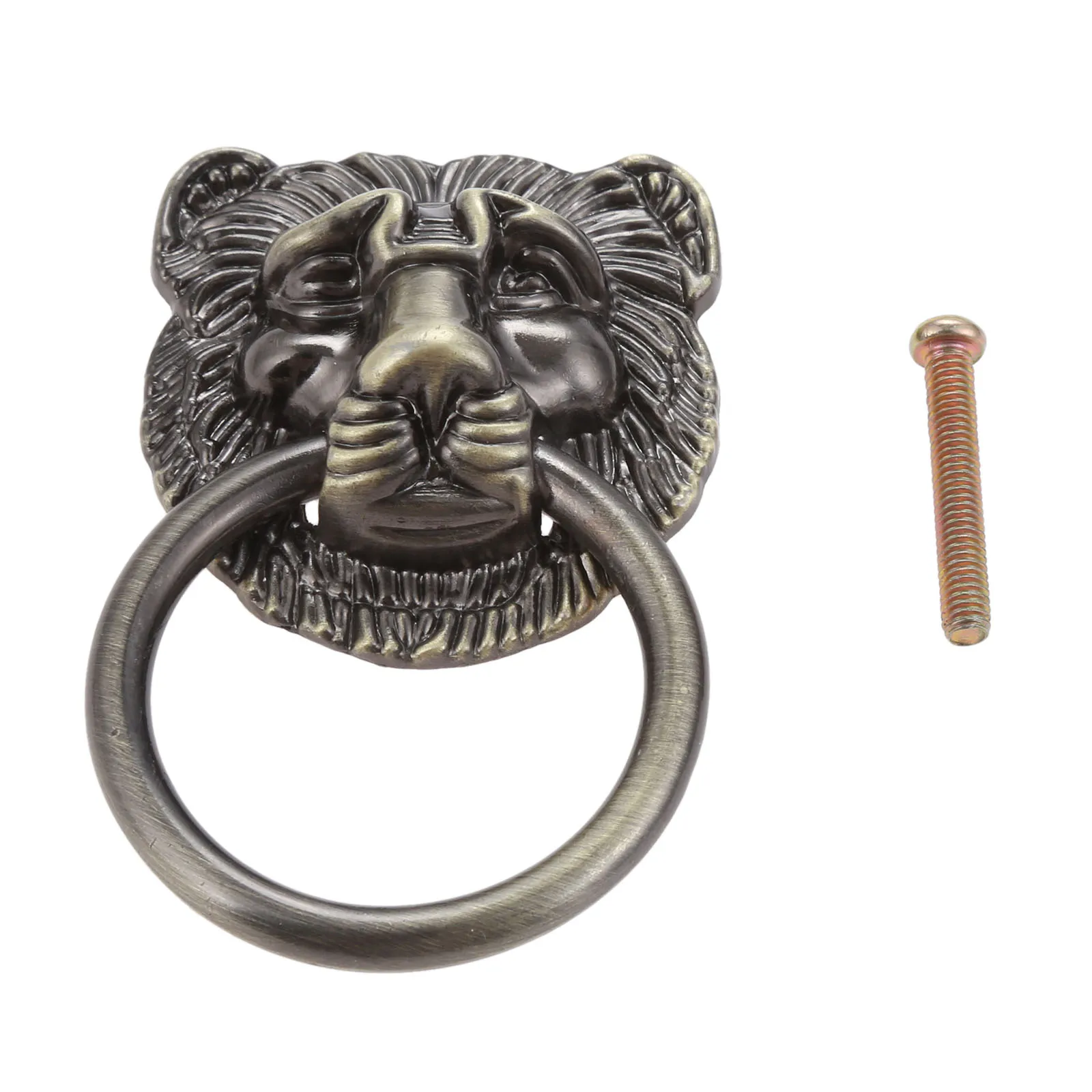 1 шт. Античная ручка в форме льва дверные ручки аксессуары для шкафов буфетов