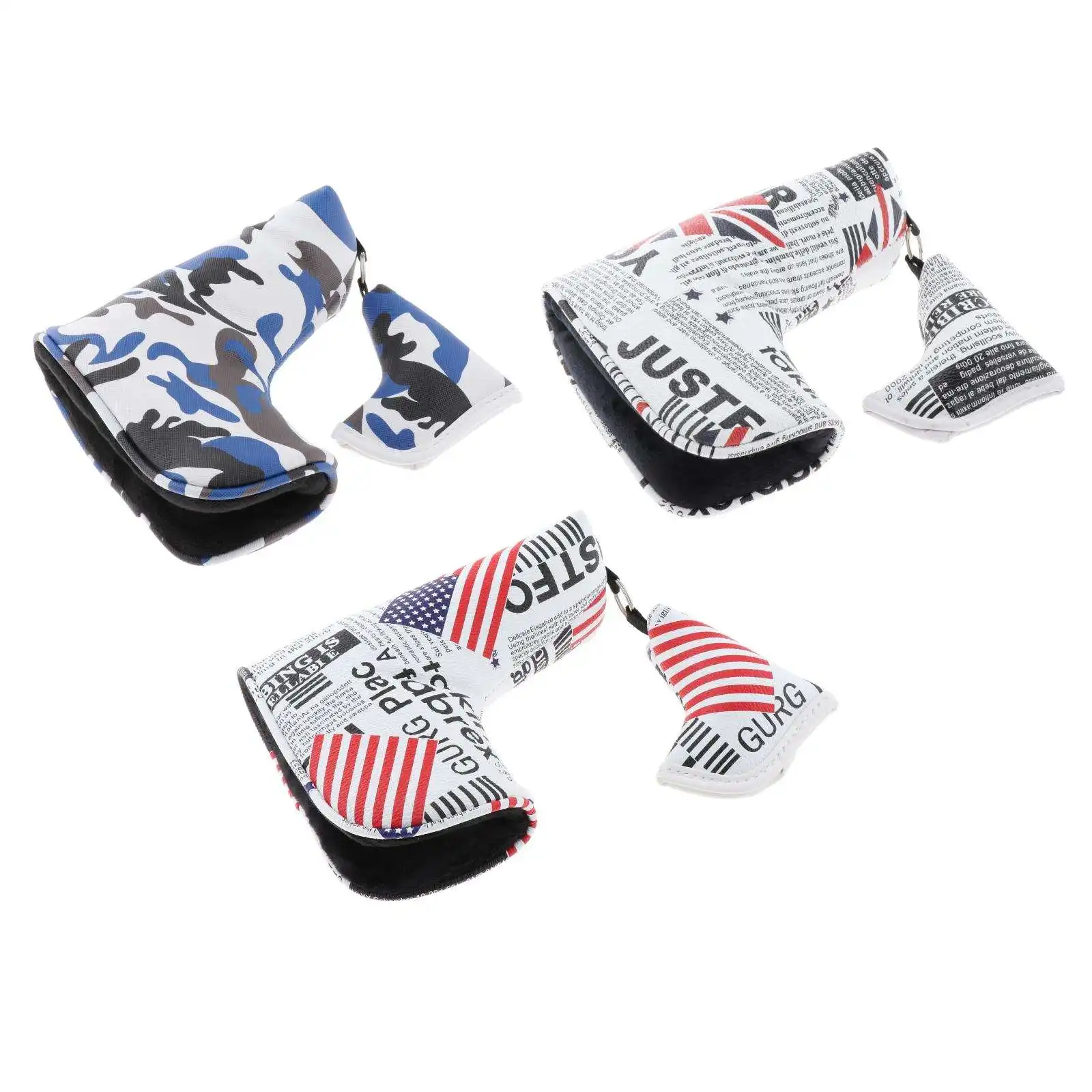 

PU Leather Golf Putter Headcover Accessories Headgear Guard Waterproof Non-Slip Protective Sleeve