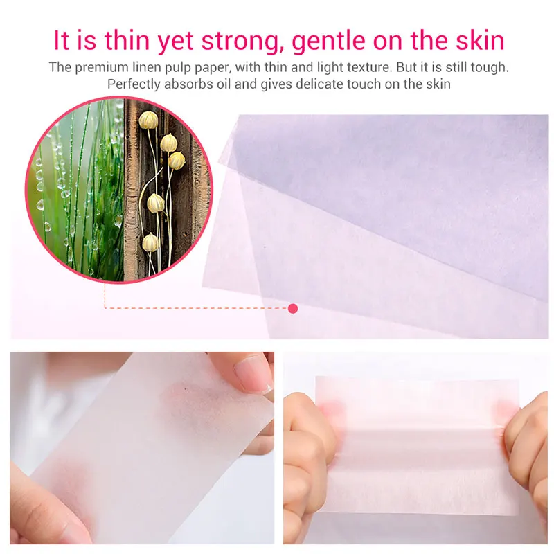 100 шт зеленый абсорбирующий бумажный очищающий крем для лица с маслом средство