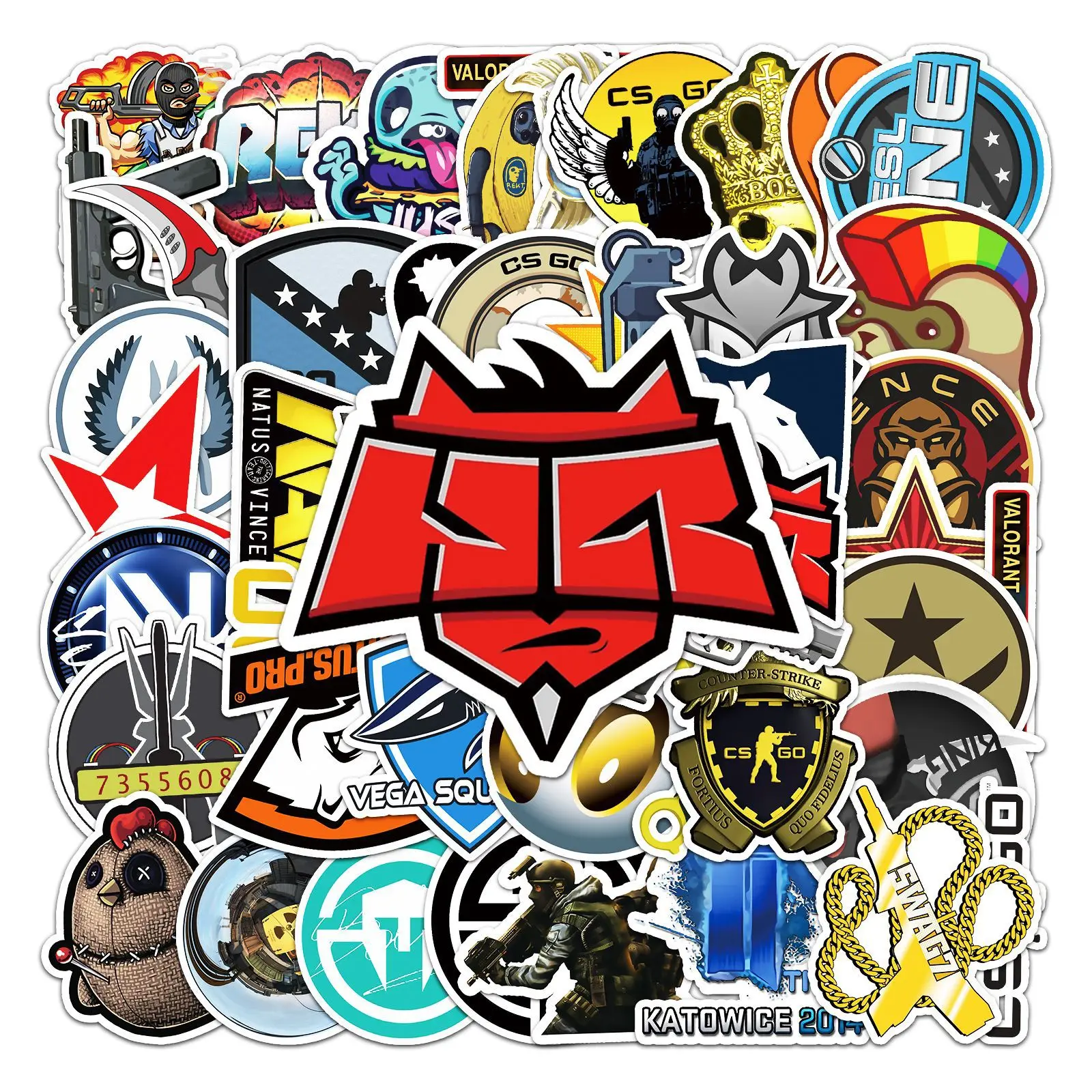 

10/30/50PCS Cs Go Personality Game Cartoon Graffiti Waterproof Sticker Suitcase Notebook Skateboard Refrigerator HelmetWholesale