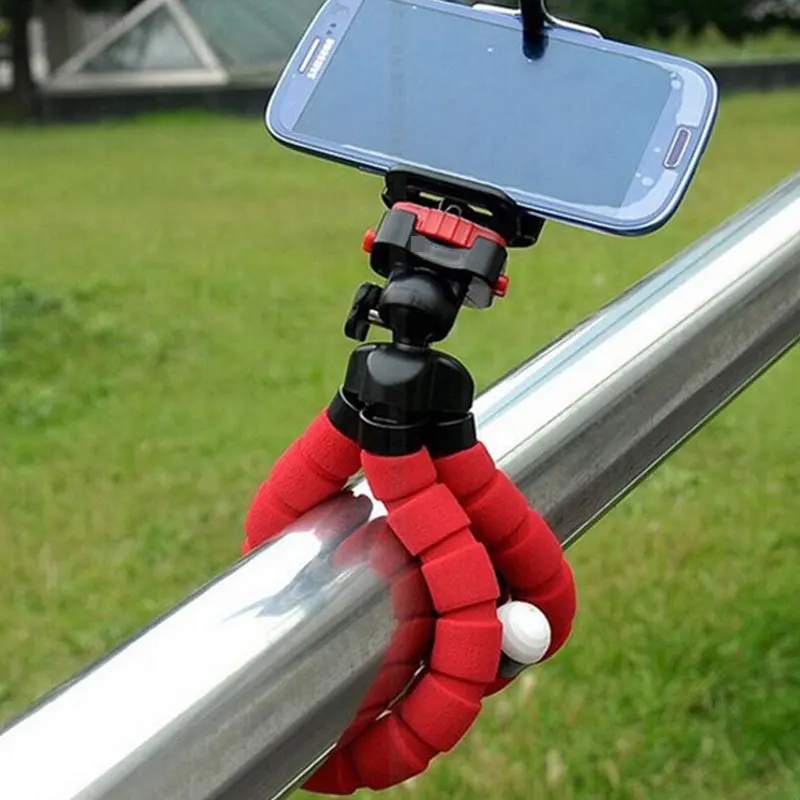 Мини-штатив-Осьминог для камеры GoPro держатель телефона гибкий зажим подставка с