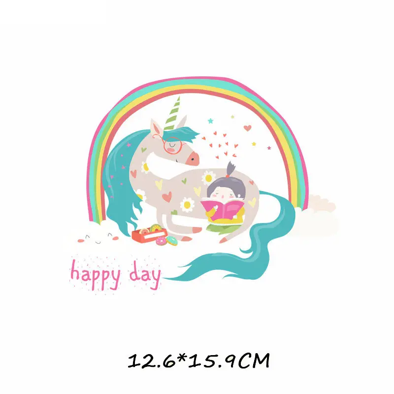 Для переноса утюгом милые заплатки в виде животных для одежды термо наклейка