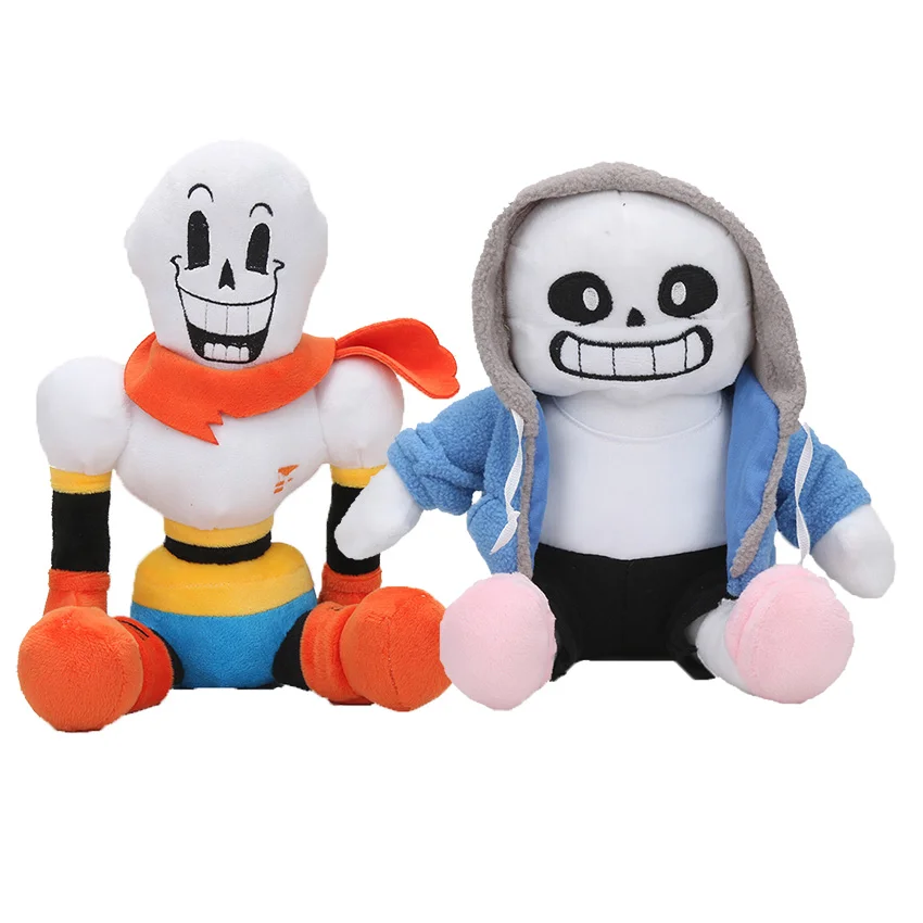2 шт. Undertale плюшевая игрушка в виде фигурки Набор мягкая без папируса Чара Шмон Flowey