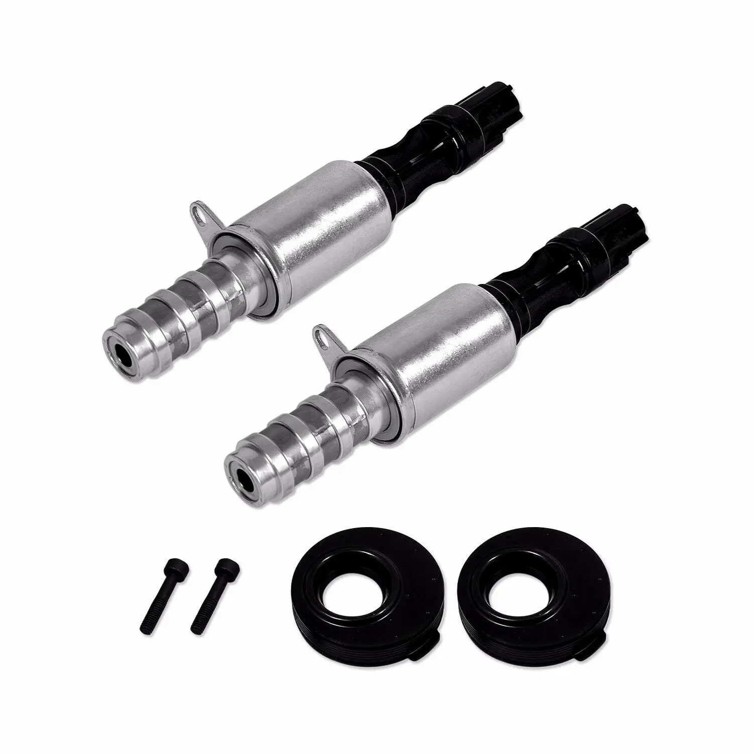 

Pair of Engine Variable Timing Solenoid VCT Valve Seal Screw For Ford Expedition Explorer F150 F250 F350 Mustang Lincoln V8