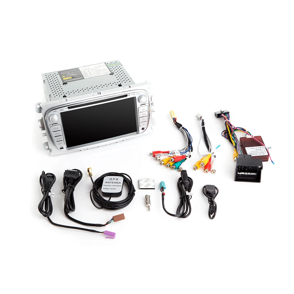 Автомагнитола 2din Android 9 для Ford Focus 2 3 mk2 Mondeo 4 Kuga Fiesta Transit Connect S C MAXGPS