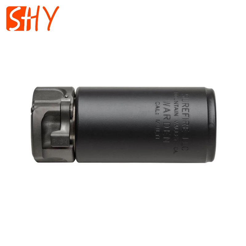 

14MM CCW Metal SUREFIRE WARDEN 3.5INCH BLAST DIFFUSER WITH WARCOMP MUZZLE for Gel Blaster Airsoft AEG GBB