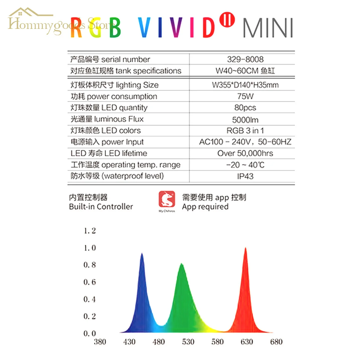 구매 Chihiros-미니 수족관 LED 조명, RGB, 비비드 IISmart, 블루투스 앱 제어, 식물 LED 램프 조명 시스템, 전체 스펙트럼, 2021 년 신제품