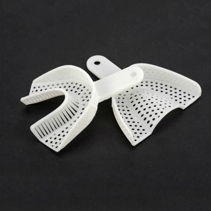 Одноразовые стоматологические пластиковые лотки для отпечатков верхний и