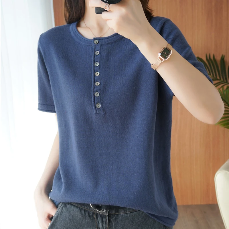 

BOBOKATEER Women's T-shirt 2021 Short Sleeve Woman Tshirts O-Neck T Shirt Women Clothes Poleras Mujer Tee Shirt Female clothing