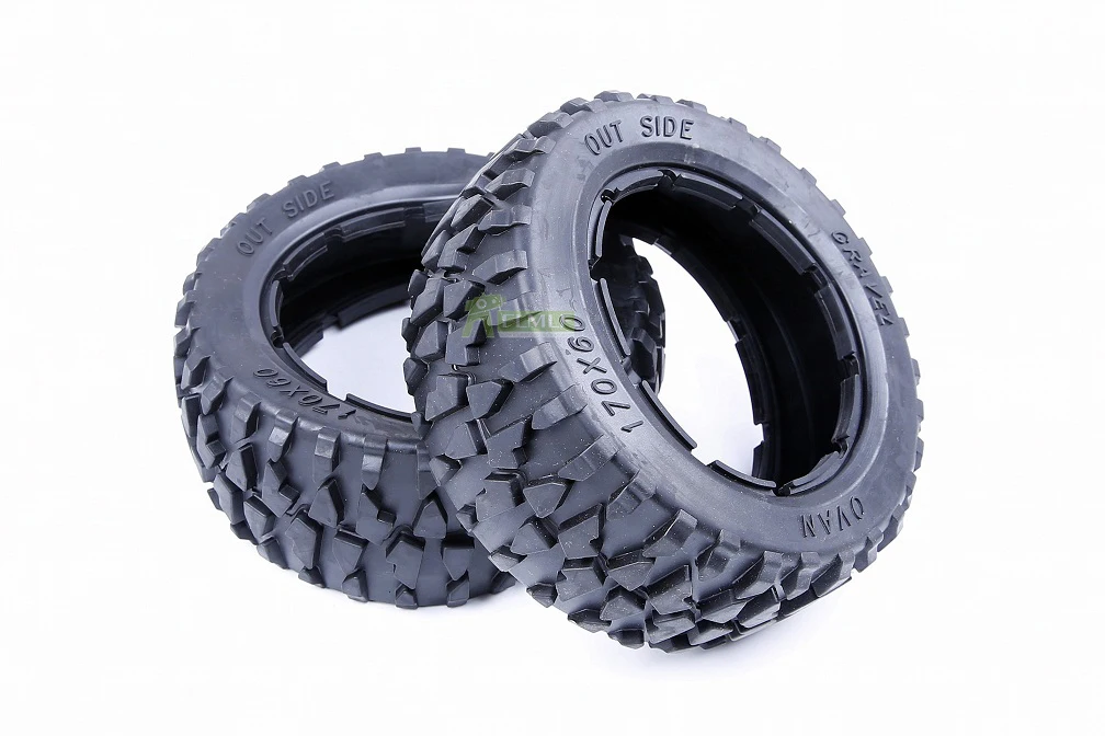 Gravel Tire Front or Rear Tyre Skin Set Fit for 1/5 HPI ROVAN KM BAJA 5B SS | Игрушки и хобби