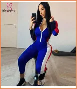 Осенний лоскутный Женский комплект, футболка с длинным рукавом и круглым вырезом+ брюки-карандаш, спортивный комплект из двух предметов, спортивный костюм, повседневная одежда