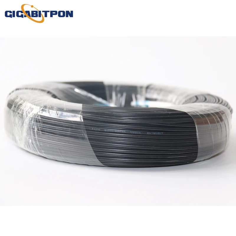200M LC UPC single-mode simplex outdoor fiber drop cable FTTH fiber drop cable, free shipping