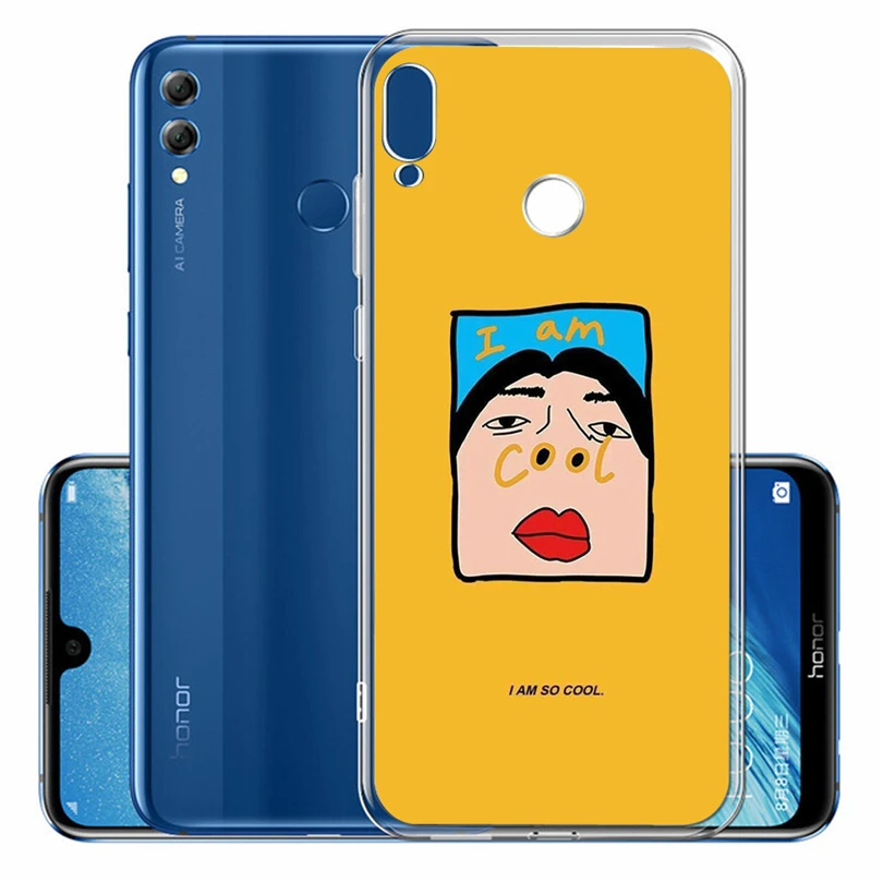 Hot Sale Phone Case For Huawei P Smart 2019 P20 P30 Pro Lite P8 P9 2017 Patterned Silicone Soft TPU Cases Cover |