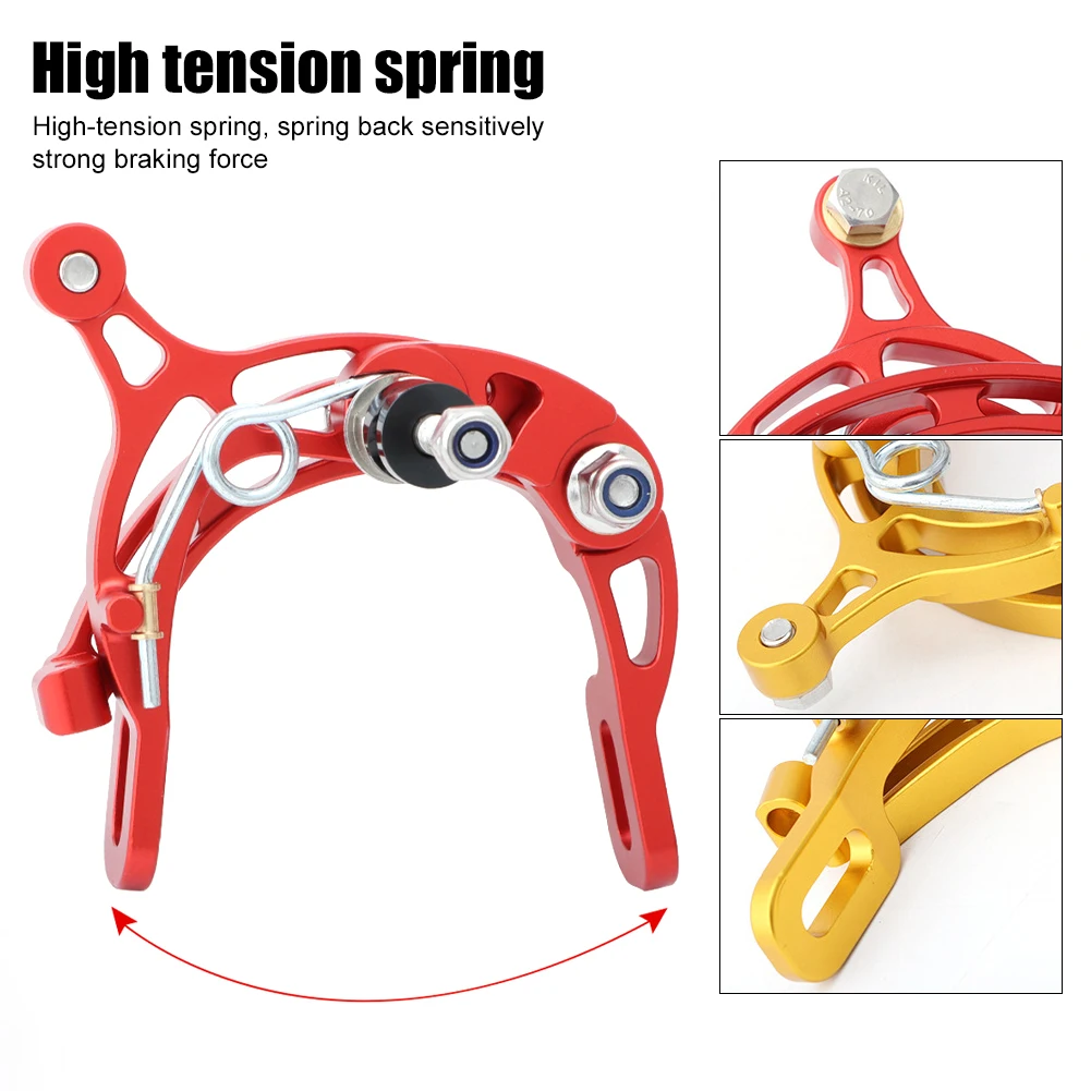 

Bike Brakes Clamp Calipers ultra-light MTB Bike front rear Brake caliper Aluminum Bicycle Brake Lever C Type Replacement Set