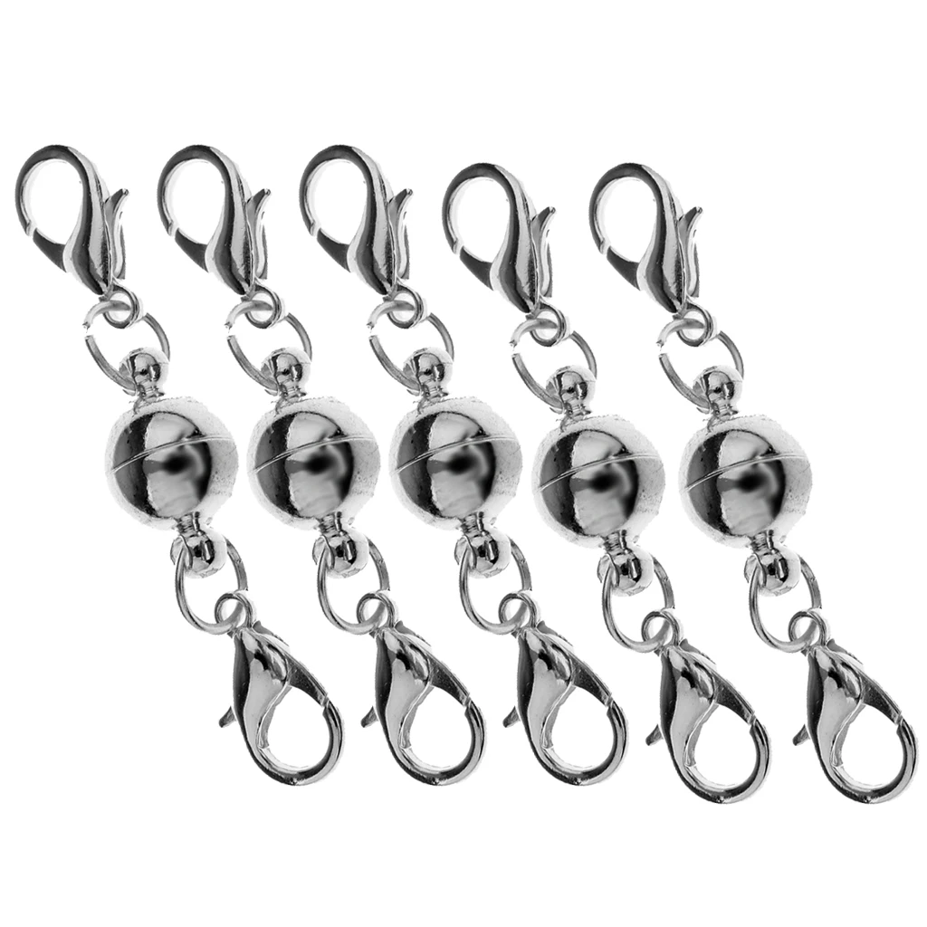 5 шт. Волшебная Магнитная умная застежка магнитный замок с застежкой лобстером DIY