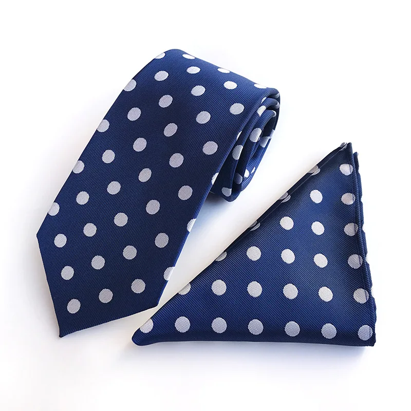 

Factory stock direct supply suits, online sales explosion models, dots, elegant atmosphere suits, neckties, pocket square suits