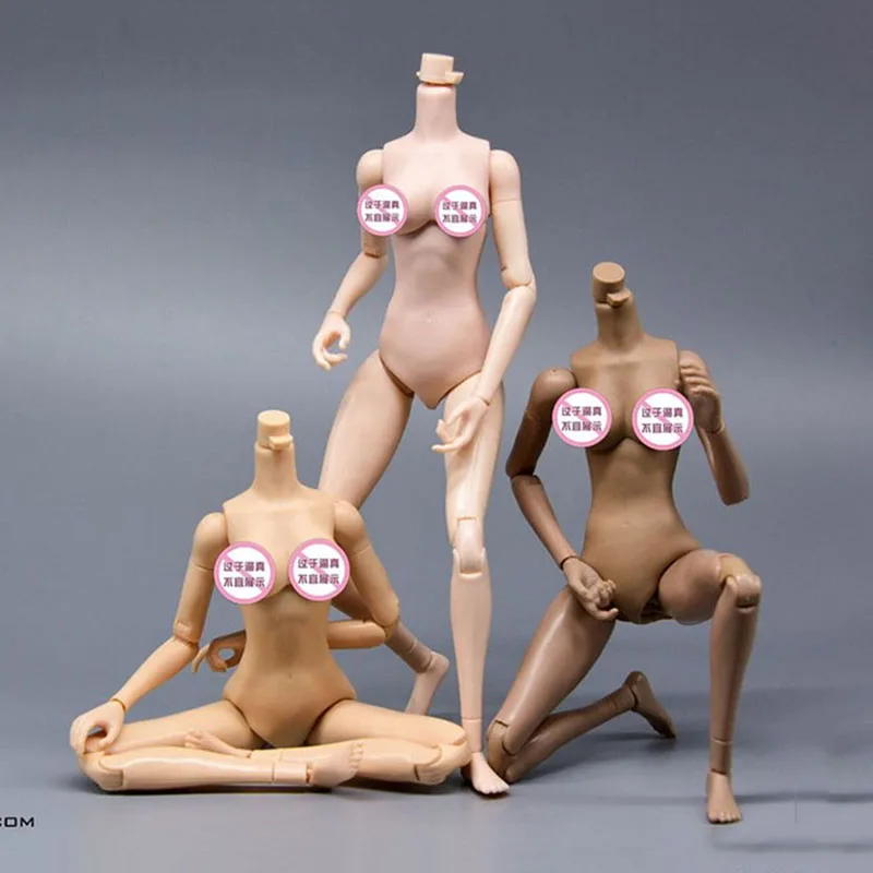 Бледно/желтовато загар кожи 1/6 рыбы сидячий женский гибкий Fgure тела Ближний груди