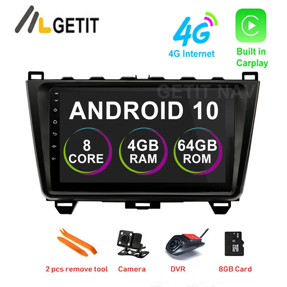 Android 9.1/10 Car Radio GPS Navigation Multimedia Player for MAZDA 6 BT | Автомобили и мотоциклы