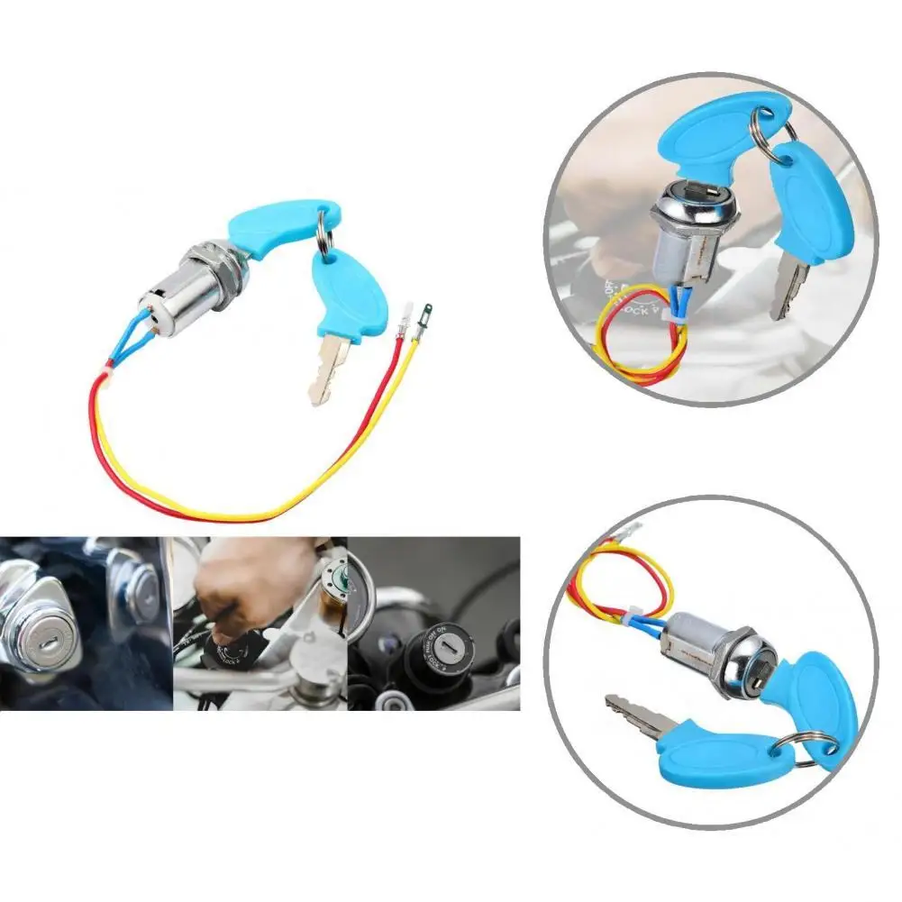 

Ключ зажигания удобный переключатель зажигания стабильный Простая установка Универсальный Замок Зажигания Автомобильного провода с 2 клю...