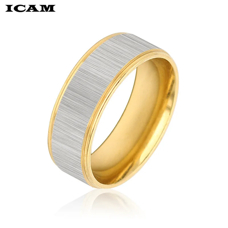 ICAM Горячая продажа серебряные золотые кольца для женщин Европейский