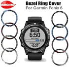 Защитный чехол с кольцом для смарт-браслета Garmin Fenix 6 6 Pro Fenix 6, металлический, защита от царапин