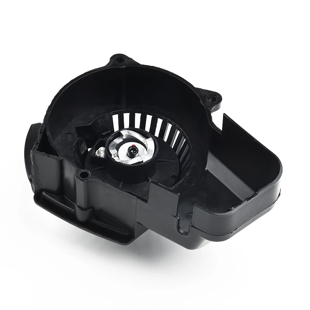 1pc Pull Starter Aluminum Black For most 43/47/49cc 2-stroke pocket bikes Start Durable High quality | Motorcycle