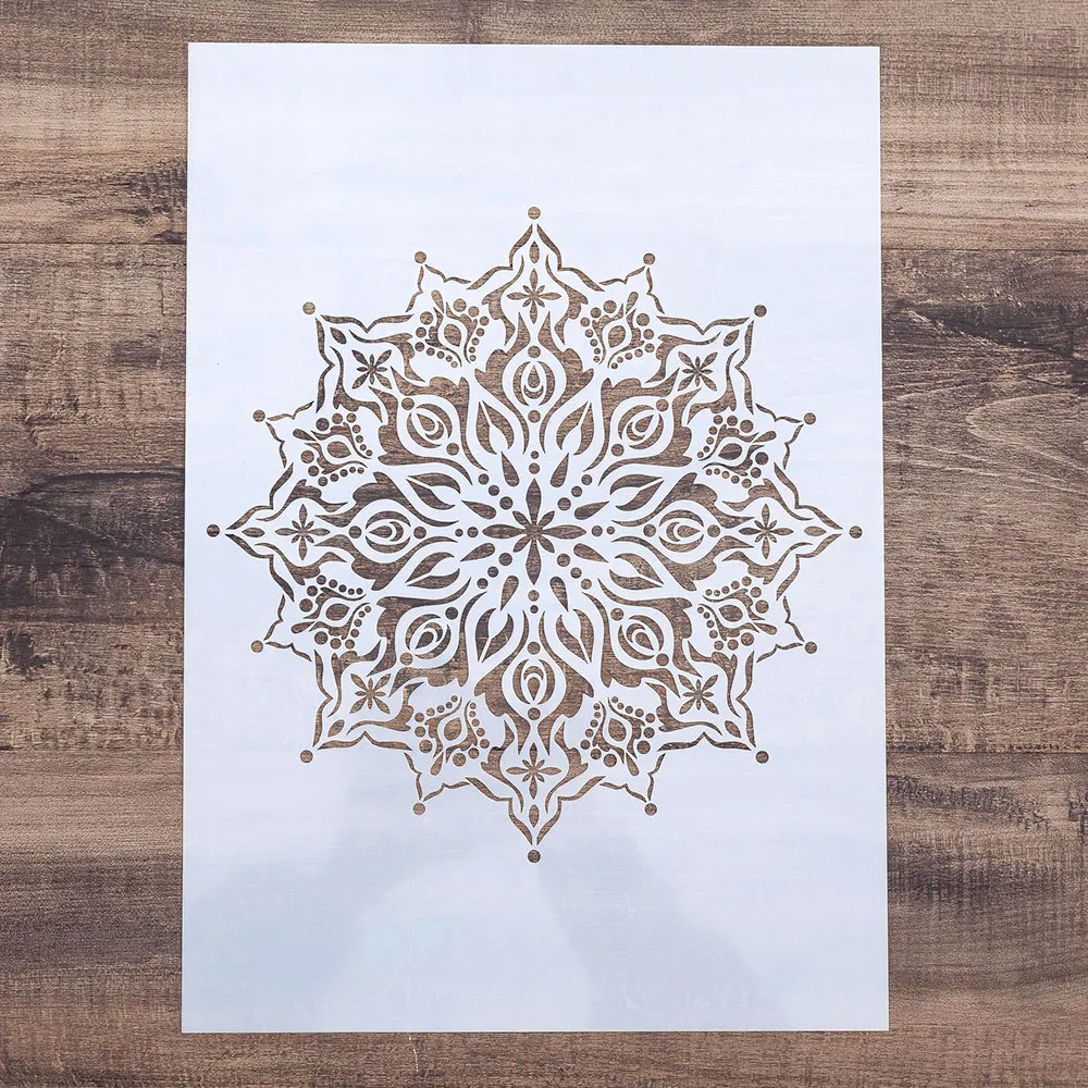 А4 А3 А2 мандаловый трафарет для настенной живописи DIY скрапбукинга фотоальбома