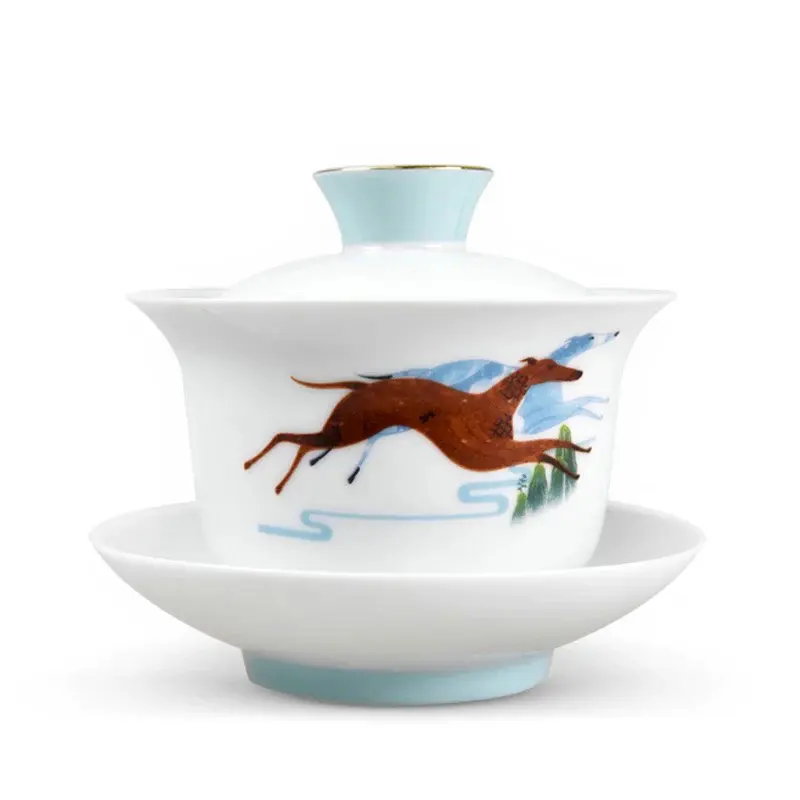 Пиалы для чая TAE tea GaiWan фарфорная чашка для чая Dayi "Wang Shi" чайные принадлежности чайные инструменты чайные наборы 150 мл