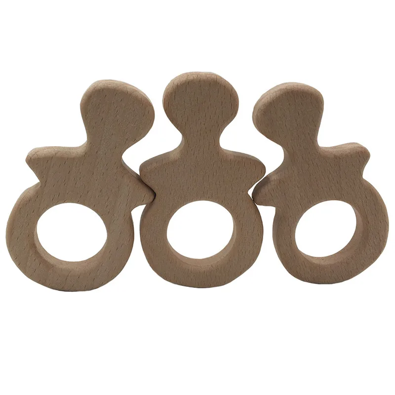 DIY креативные игрушки детские в форме соски деревянные прорезыватели пищевая