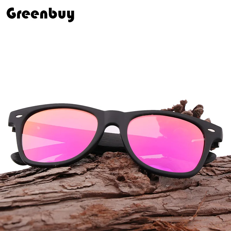 

2021 Fashion Wood Bamboo Sunglasses Polarized for Women Men UV400 Protective Glasses with Wooden Box